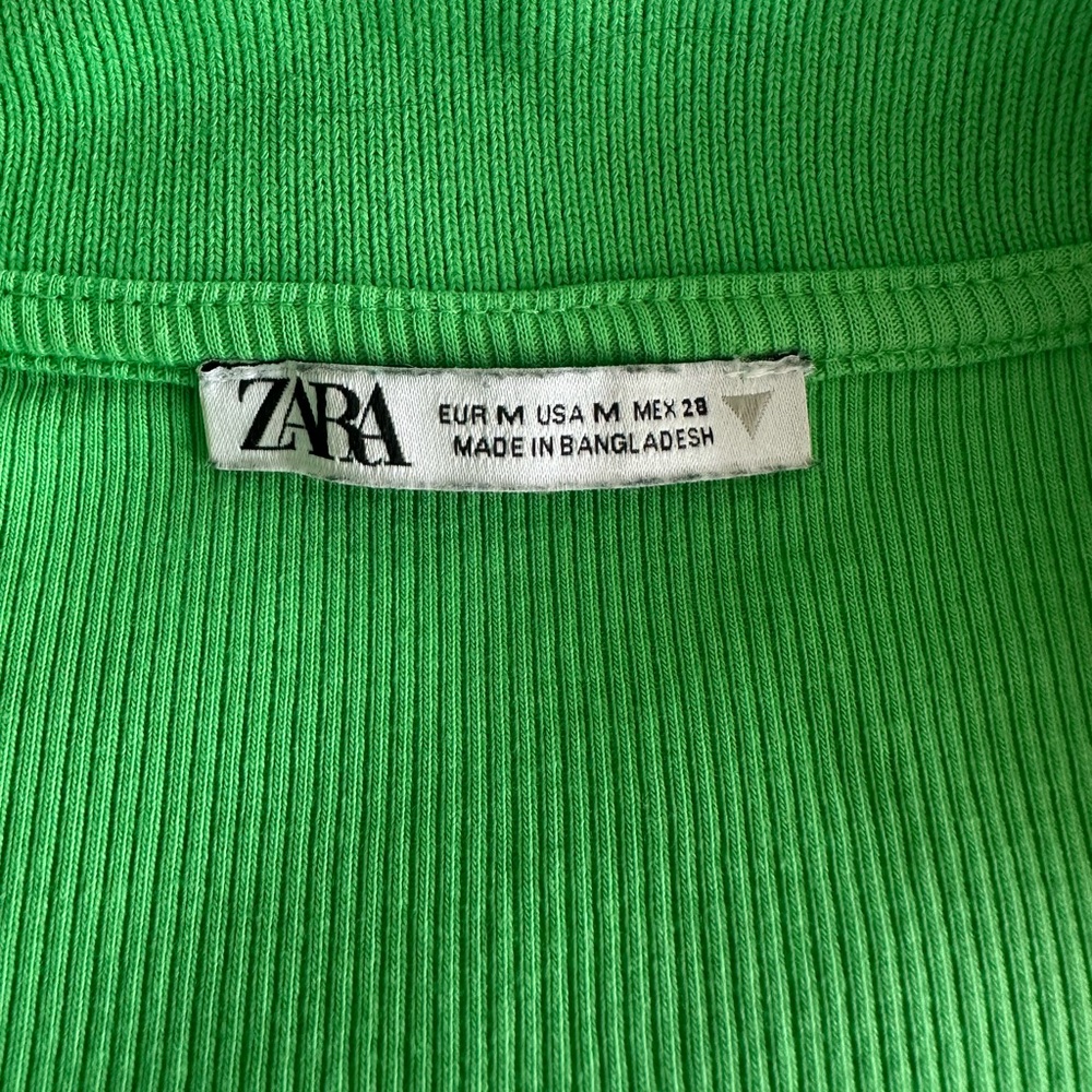 Cropped Collared Ribbed Baby Tee - Picture 3 of 3